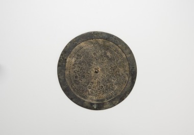 Song Dynasty - A Floral Pattern Bronze Mirror