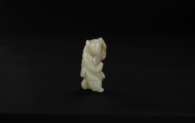 Ming-A White Jade Carved Boy