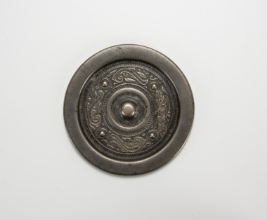 Qing- A Bronze Mirror with Mark "Longjia Qing Tong Jing"