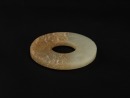 A Russet White Jade Disc - 6