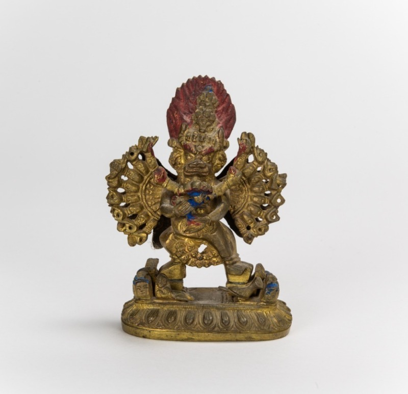 A Gilt-Bronze Figure Of Mahakala