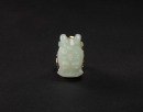 A Fine White Jade Carved ‘Dragon Head’ - 2