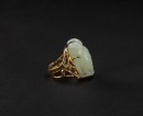 A Fine White Jade Carved ‘Dragon Head’ - 6