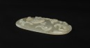 Qing-A White Jade Carved ‘Floral And Bat’ Pendant - 5