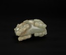 Qing - A White Jade Beast With Lingzhi - 6