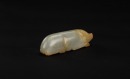 Han Dynasty- A White Jade Carved Pig - 2