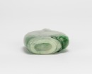 Republib - A Green Jadeite Carved’ Melon And Squirrel’ Snuff Bottle - 7