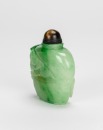 A Jadeite Carved ‘Flowers’ Snuff Bottle - 4