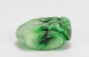 A Jadeite Carved ‘Flowers’ Snuff Bottle - 7