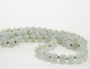 A Semi-Translucent Jadeite Beads Necklace And Jadeite Hartshape Pendant - 4