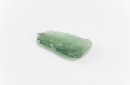 A Semi-Translucent Jadeite Carved ‘Bamboo’ Pendant - 3