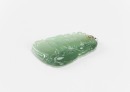 A Semi-Translucent Jadeite Carved ‘Bamboo’ Pendant - 6