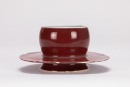 Ming-A Sacrificial Red Tea Cup Holder - 3