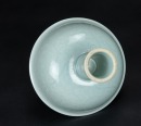 Qing-A Celadon Glazed Floral Stem Cup. - 9