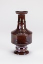 Qing-A Brown-Glazed Double Handle Vase - 2
