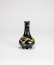 Kangxi-A Black Ground Sancai ‘Dragon’ Vase.