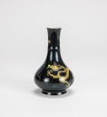 Kangxi-A Black Ground Sancai ‘Dragon’ Vase. - 2
