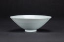 Qing-A Lavender-Blue-Glazed ‘Cranes’ Bowl - 3