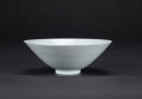 Qing-A Lavender-Blue-Glazed ‘Cranes’ Bowl - 4