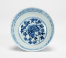 Qing-A Blue And White Floral Stem Cup - 4