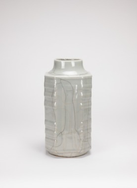 Qing -A Guan-Type Cong-Form Vase