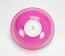 Qing-A Pink-Enamelled Bowl. ( Wood Stand) - 7