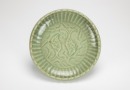Qing-A Longquan Celadon Glaze ‘Double Fishes’ Brush Washer