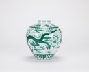 Qing Qianlong And Of Period A Doucai Green-Enameled ‘Dragon’ Jar. - 2