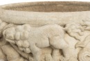 Ming- A White Marble Stone’Nine Lion’Basin - 5