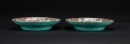 Qing - A Pair Of A Under Glazed- Red ‘Figurs And Landscapes’ Dishes - 7