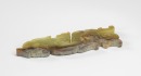 Warring State Period- A Greenish Jade Dragon- Shaped Pendant - 5