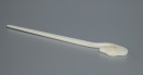 Qing-A White Glass Carved " Ruyi" Hairpin - 5