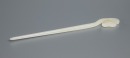 Qing-A White Glass Carved " Ruyi" Hairpin - 6