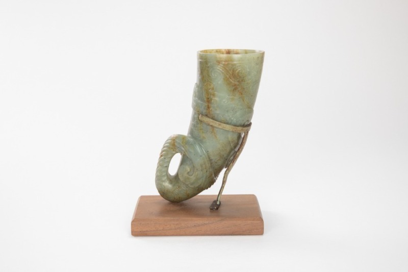 After - A Western Han Style Jade Horn Cup