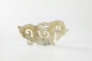 Warring States Period-A Greyish-Green Jade Dragon-Shaped Pendant