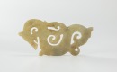 Warring States Period-A Greyish-Green Jade Dragon-Shaped Pendant - 2