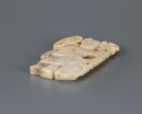 Qing-A Yellowish White Jade with Lotus Pendant - 3