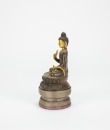 Qing - A Gilt-Bronze Figure Of Amoghasiddha ( with Stand ) - 4