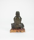 Qing- Bronze Gilt-Lacquer Dao’s Statue - 3