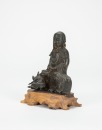 Qing- Bronze Gilt-Lacquer Dao’s Statue - 4