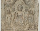 A Limestone Figure Of Buddhist Stele‘With Inscribed and Dated (Ad.680-681) - 4