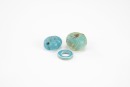 Han Dynasty-A Group Of Three Tonbo- Tama Beads (3 Ps)