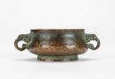 Chen Qiao Sheng (B.1957) A Bronze Elephant Handle Censer. - 3