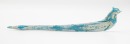 Han Dynasty-A Blue Liuli Phoenix Form Hairpin - 2