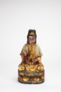 Qing - A Gilt-Wood Seated Guanyin Statue - 3