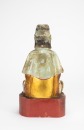 Qing - A Gilt-Wood Seated Guanyin Statue - 5