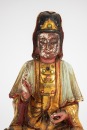 Qing - A Gilt-Wood Seated Guanyin Statue - 7