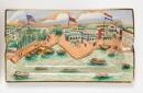 Late Qing Republic-A Two Guangcai Export Ashtray (2 Ps) - 2