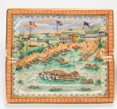 Late Qing Republic-A Two Guangcai Export Ashtray (2 Ps) - 3