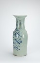 Late Qing-A Light Green Ground Blue And White ‘Taoist Eight Tresures’ Large Vase - 4